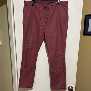 Bonobos Red Chinos Straight Leg